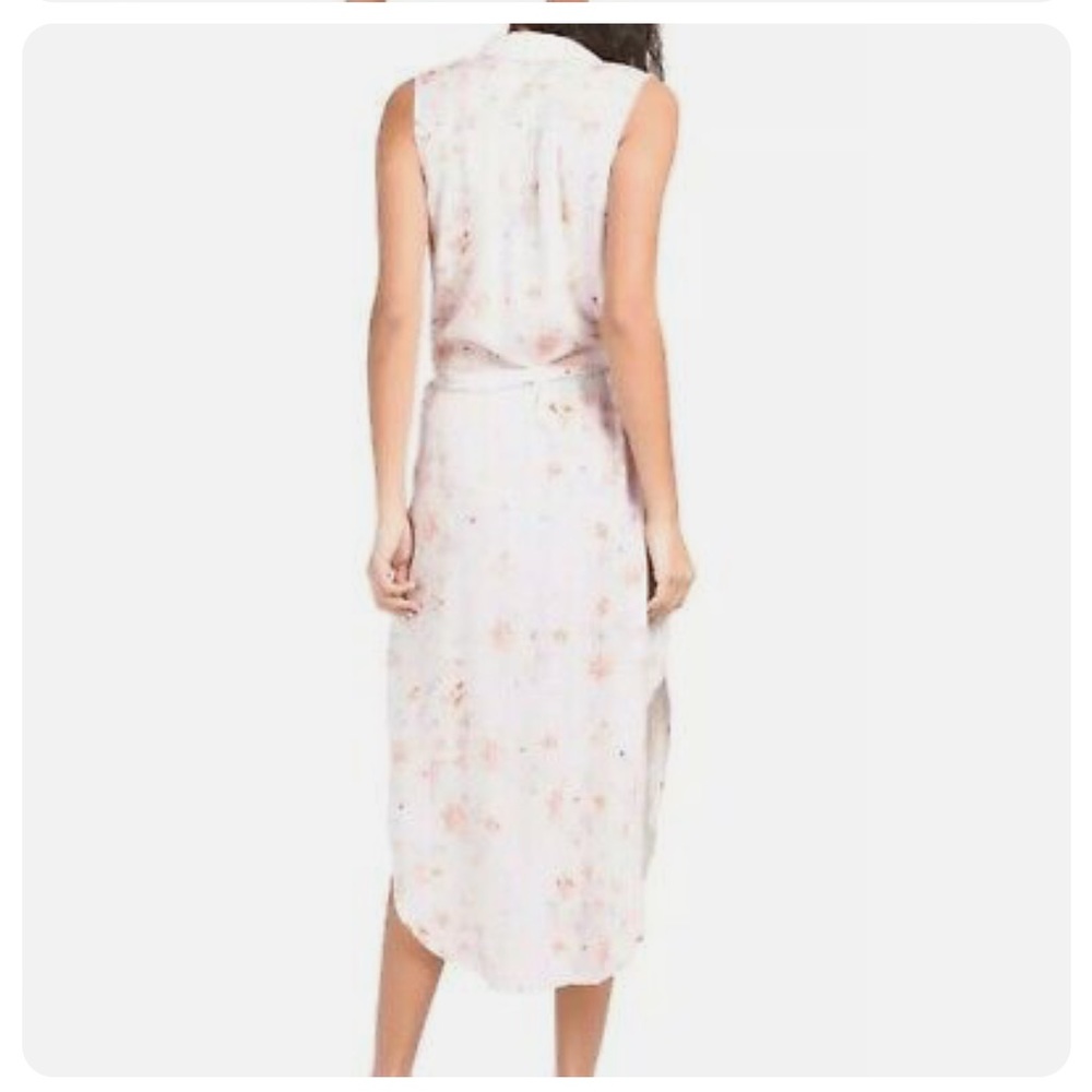 New ANTHROPOLOGIE Cloth & Stone Floral Button Shirt Dress Sleeveless - Picture 7 of 12